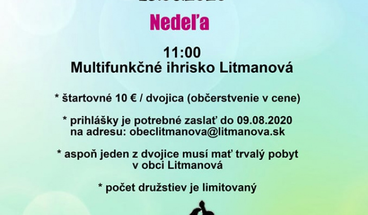 Nohejbalový turnaj - 16.8.2020